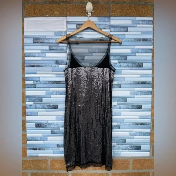 White + Warren Sequin dress size medium - Picture 8 of 10